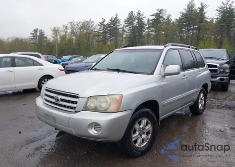 2003 Toyota Highlander V6 из США, поврежденный, VIN JTEHF21A430103216